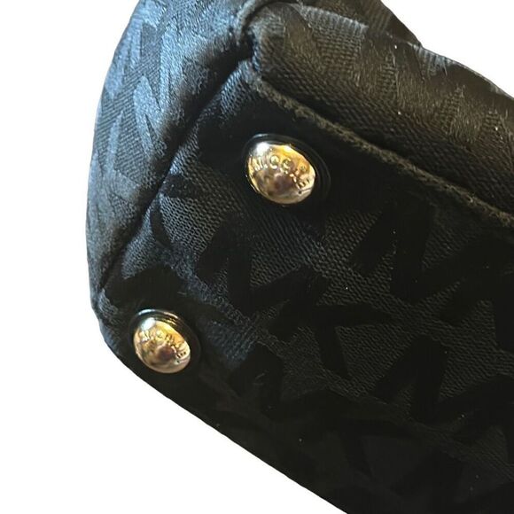 Michael Kors Calista LG Satchel‎ Bag Signature Black - Picture 9 of 15